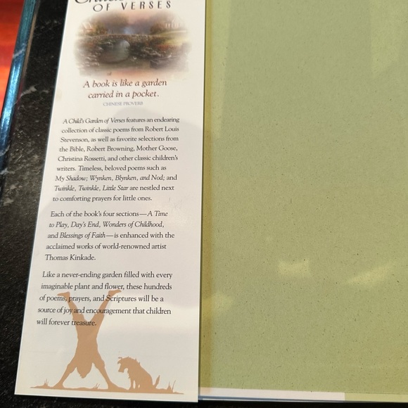 Thomas Kinkade ”A Child’s Garden of Verses”1999.Book First Edition! - Picture 2 of 11